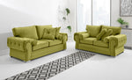 Victoria Plush 3+2 Fullback + Extra Cushions