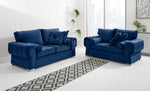 Victoria Plush 3+2 Fullback + Extra Cushions