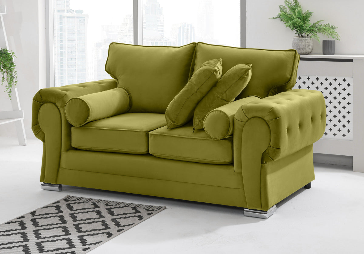 Victoria Plush 3+2 Fullback + Extra Cushions