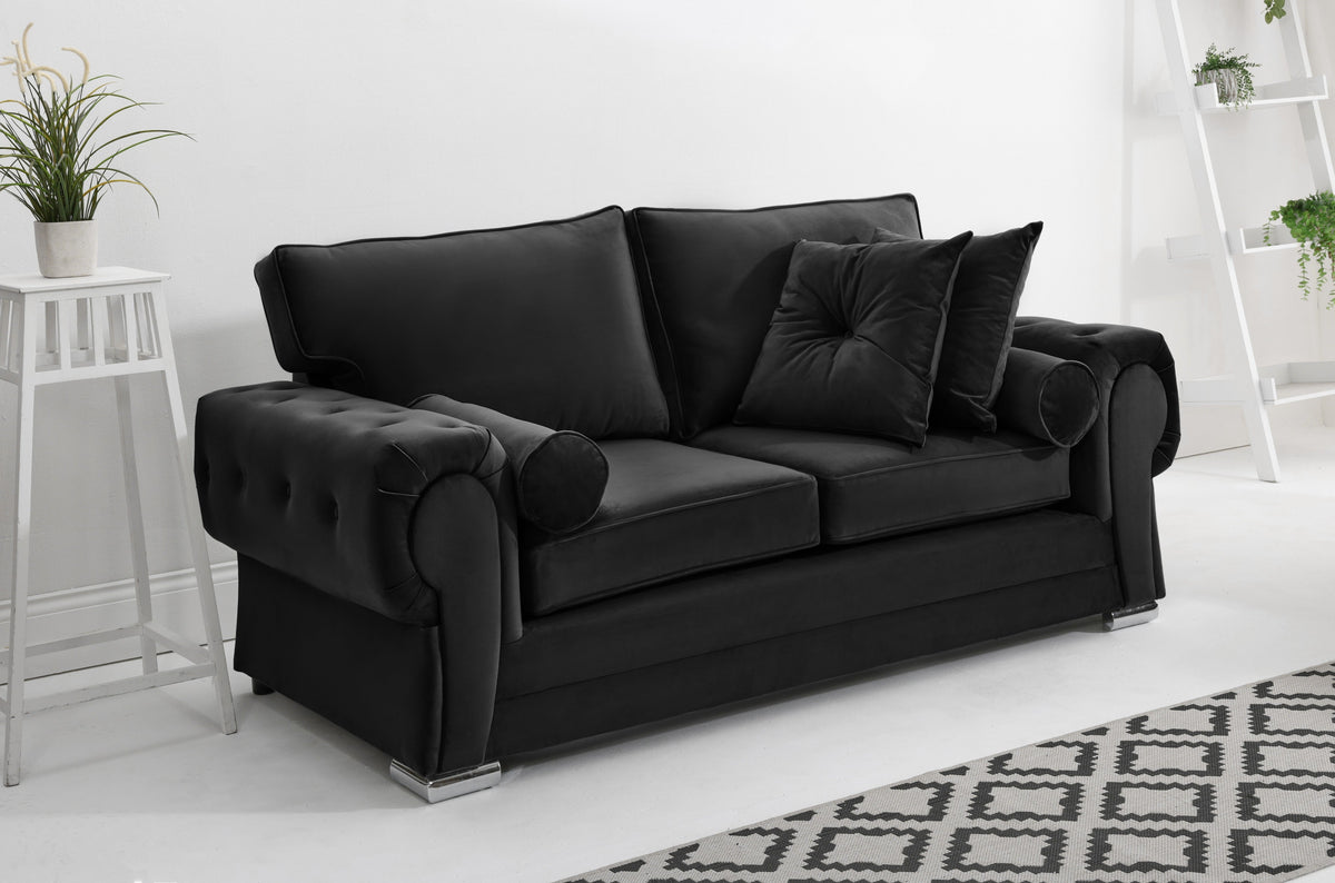 Victoria Plush 3+2 Fullback + Extra Cushions