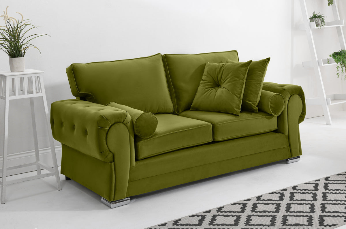 Victoria Plush 3+2 Fullback + Extra Cushions