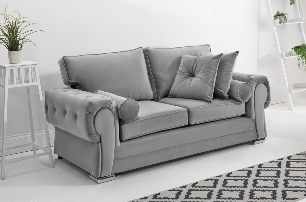 Victoria Plush 3+2 Fullback + Extra Cushions