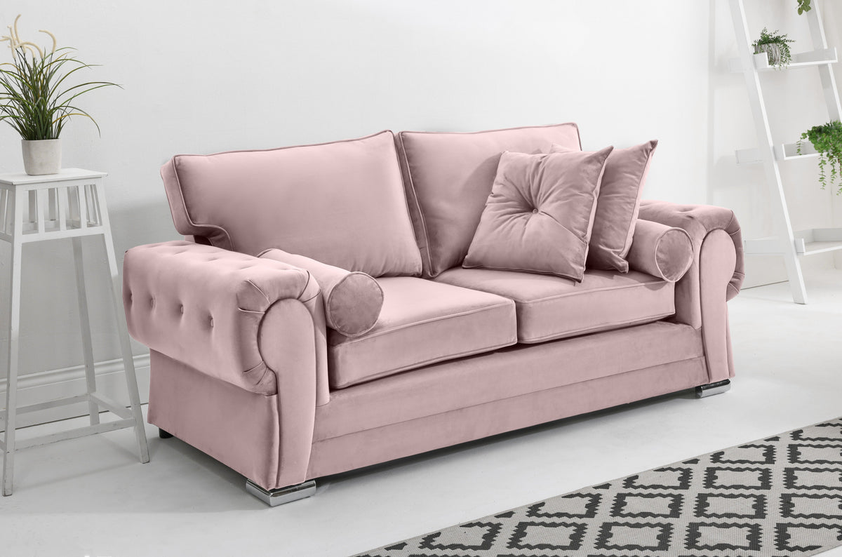 Victoria Plush 3+2 Fullback + Extra Cushions