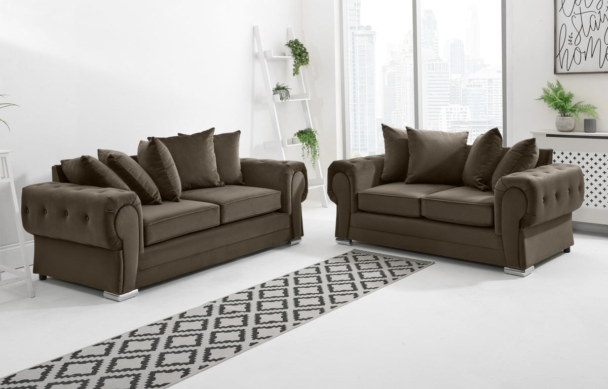 Victoria Plush 3+2 Scatterback