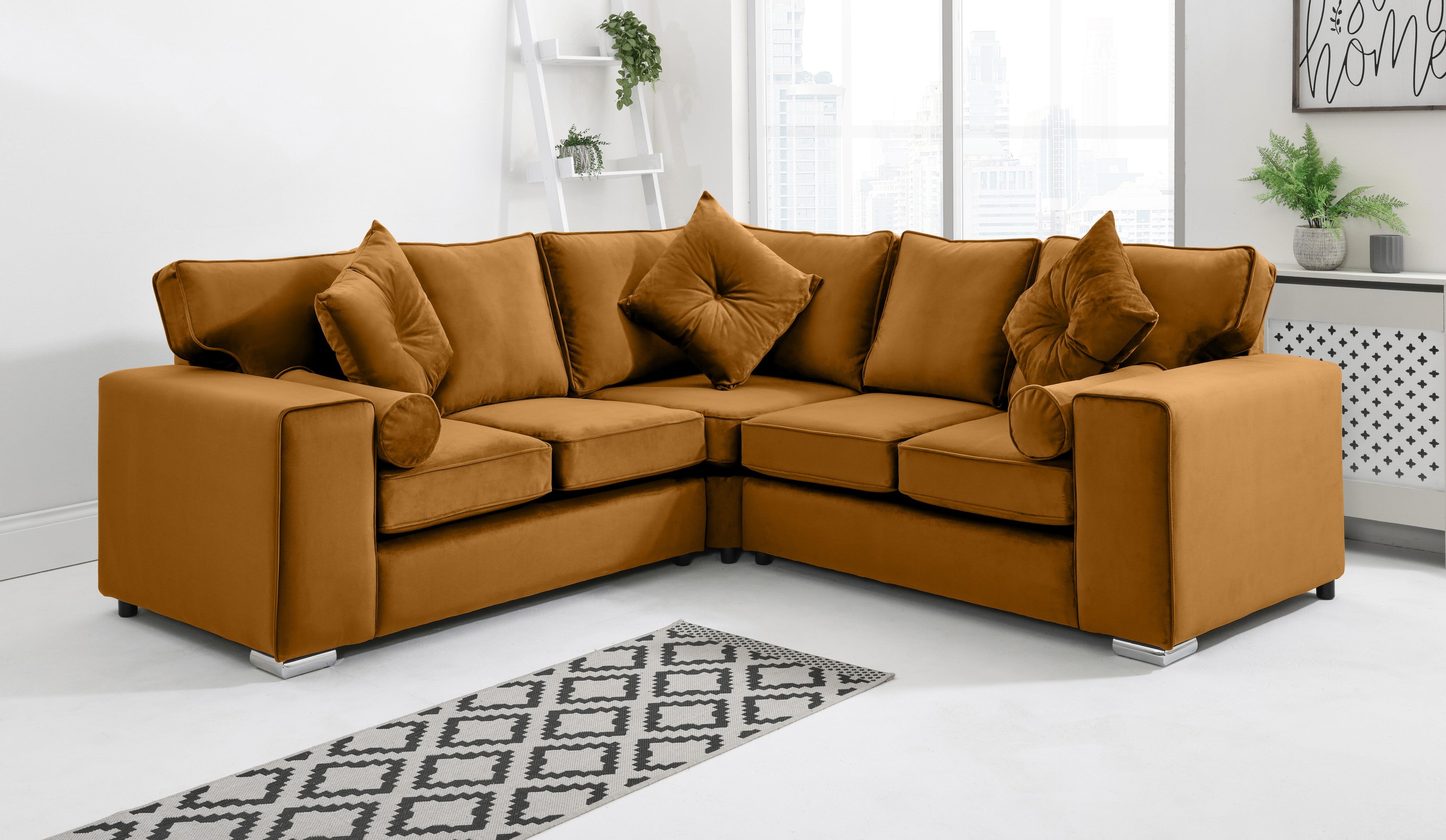 Elara Corner Fullback + Extra Cushions