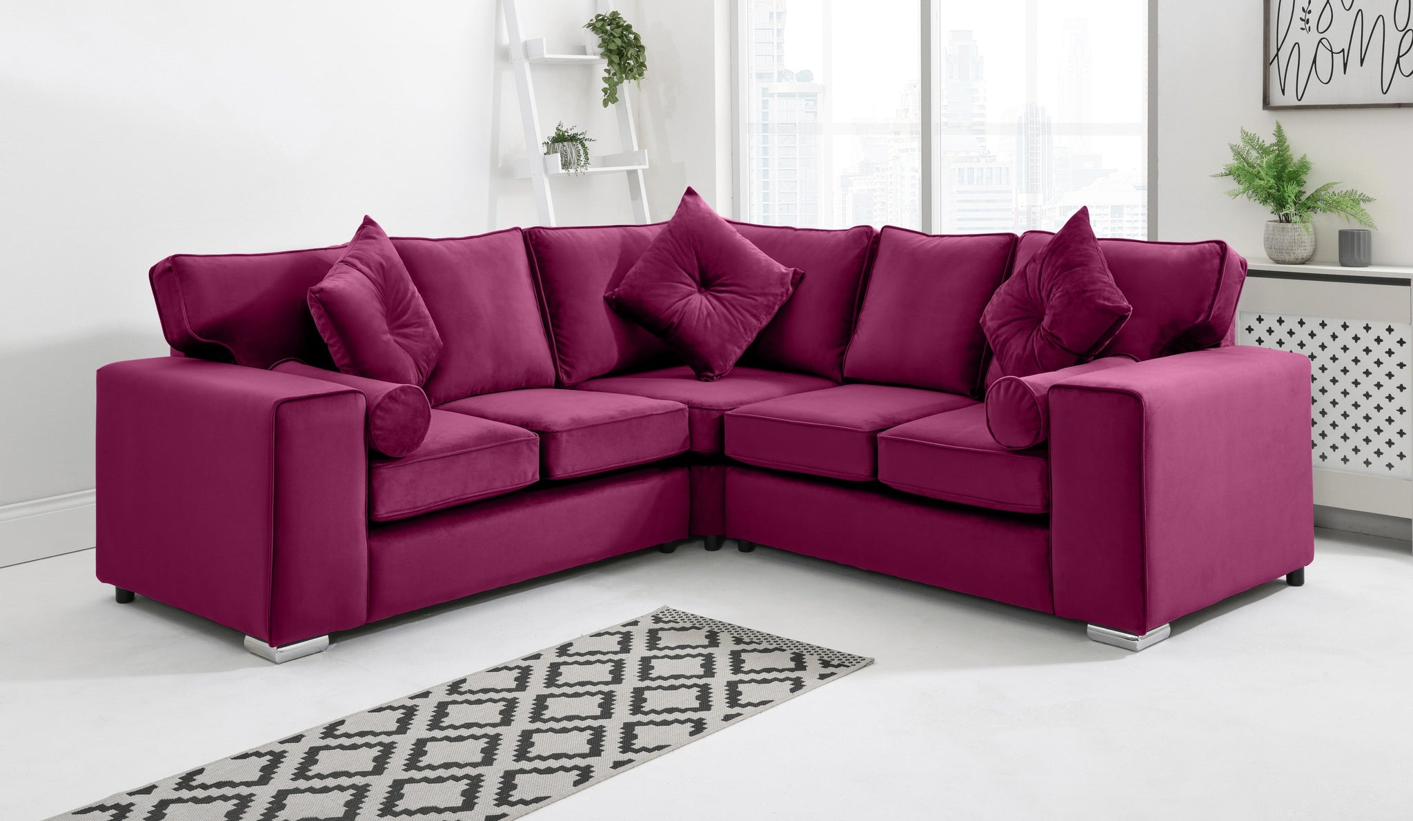 Elara Corner Fullback + Extra Cushions