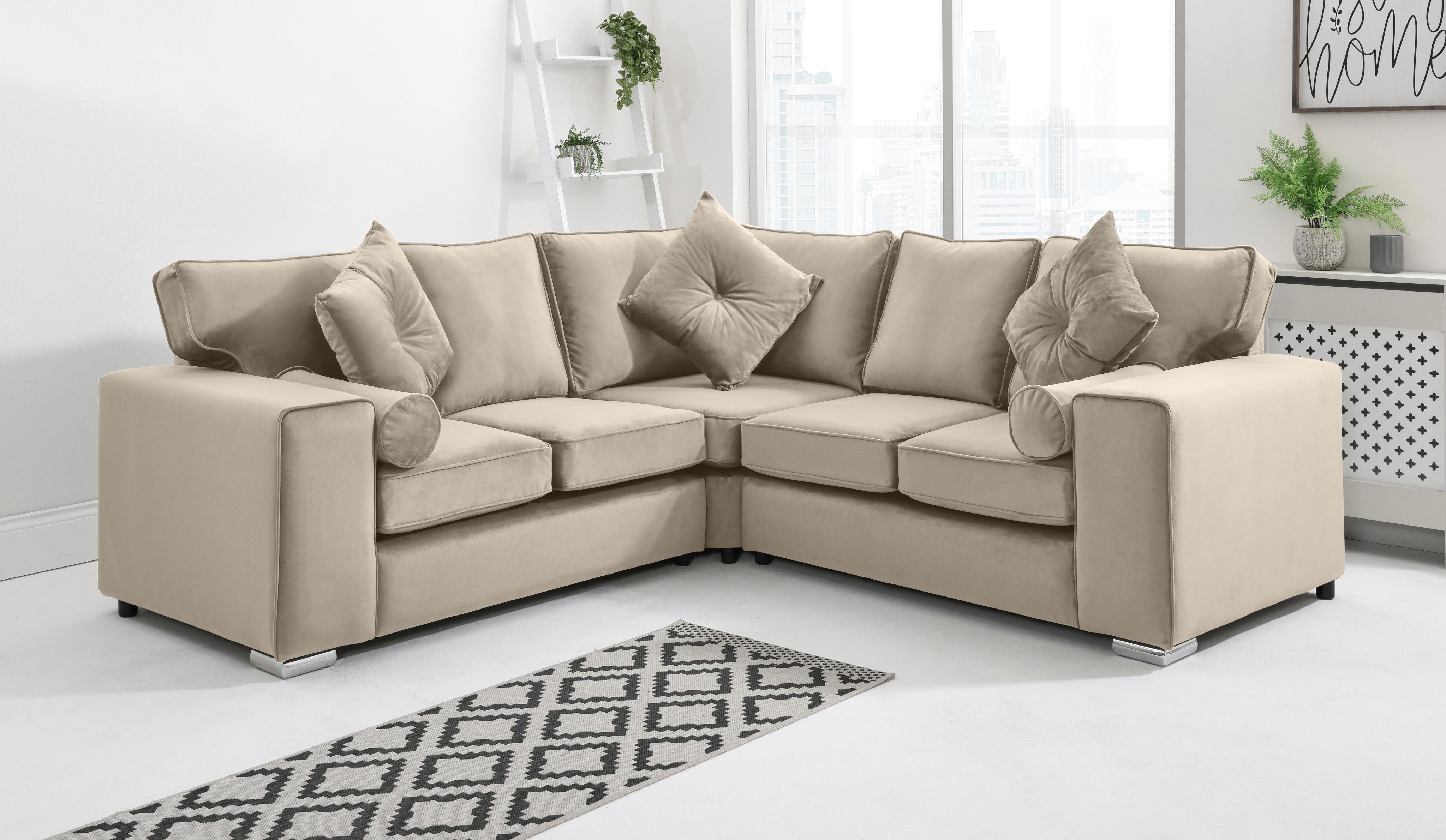 Elara Corner Fullback + Extra Cushions