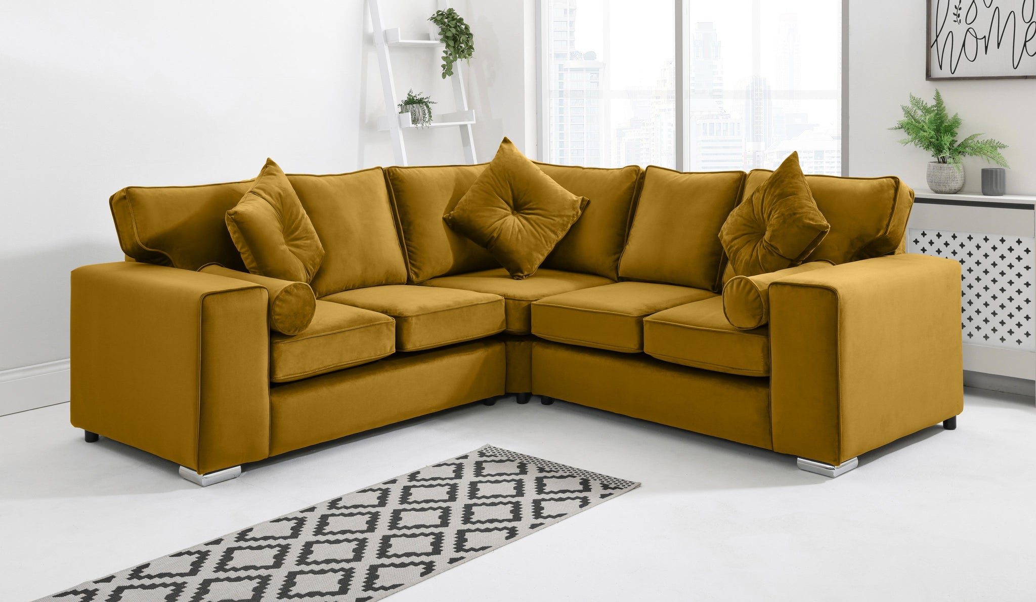 Elara Corner Fullback + Extra Cushions