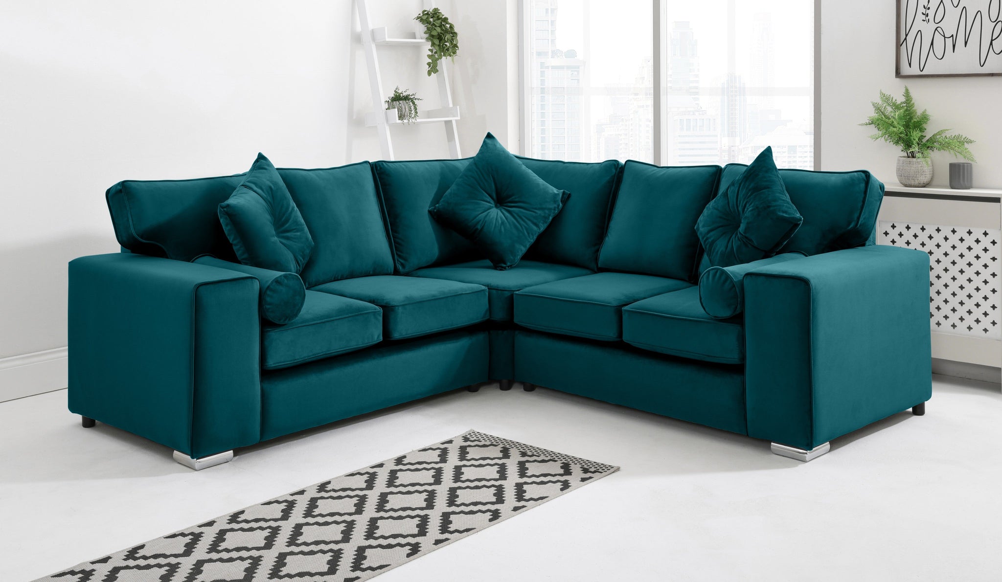 Elara Corner Fullback + Extra Cushions
