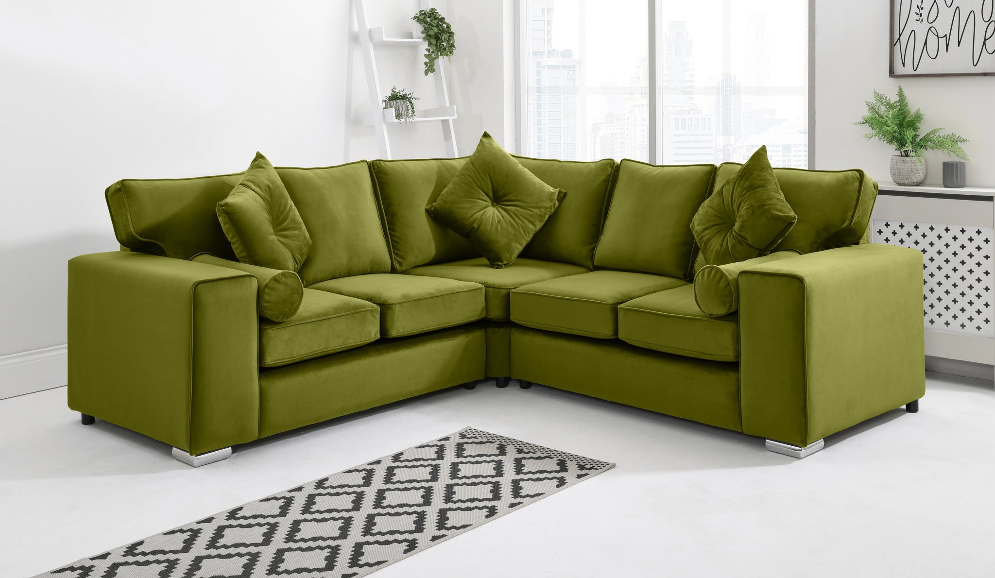 Elara Corner Fullback + Extra Cushions