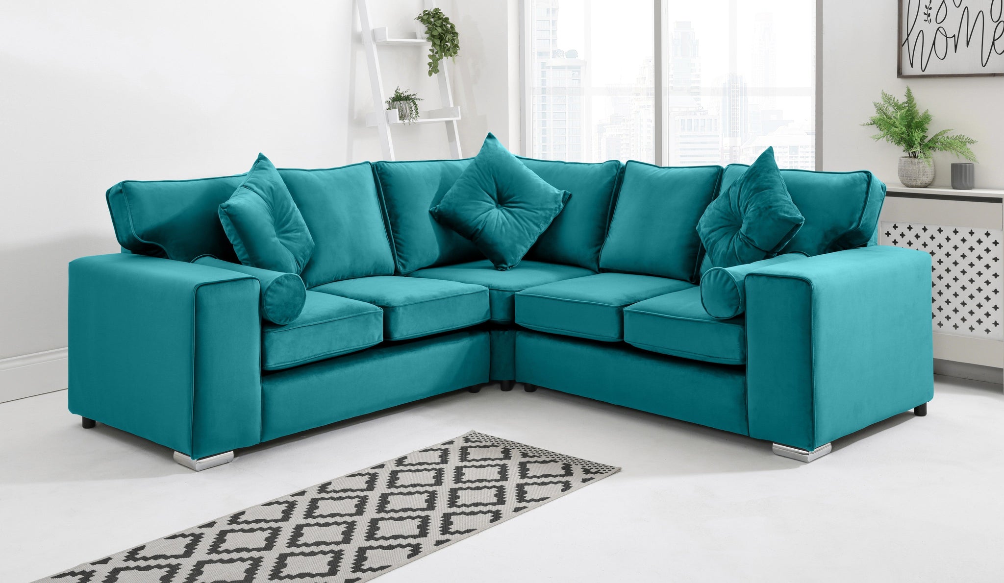 Elara Corner Fullback + Extra Cushions