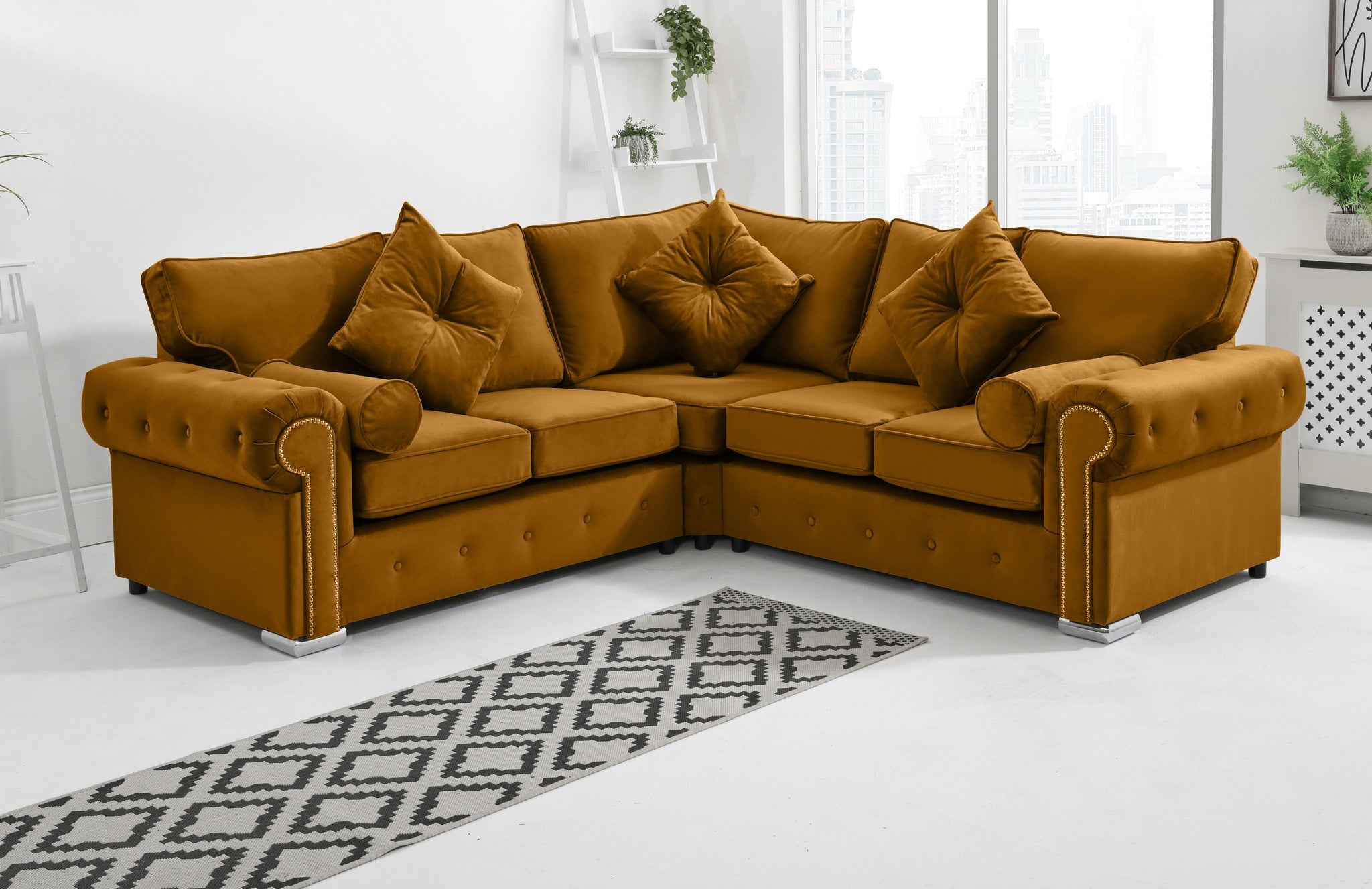 Vienna Corner Fullback + Extra Cushions