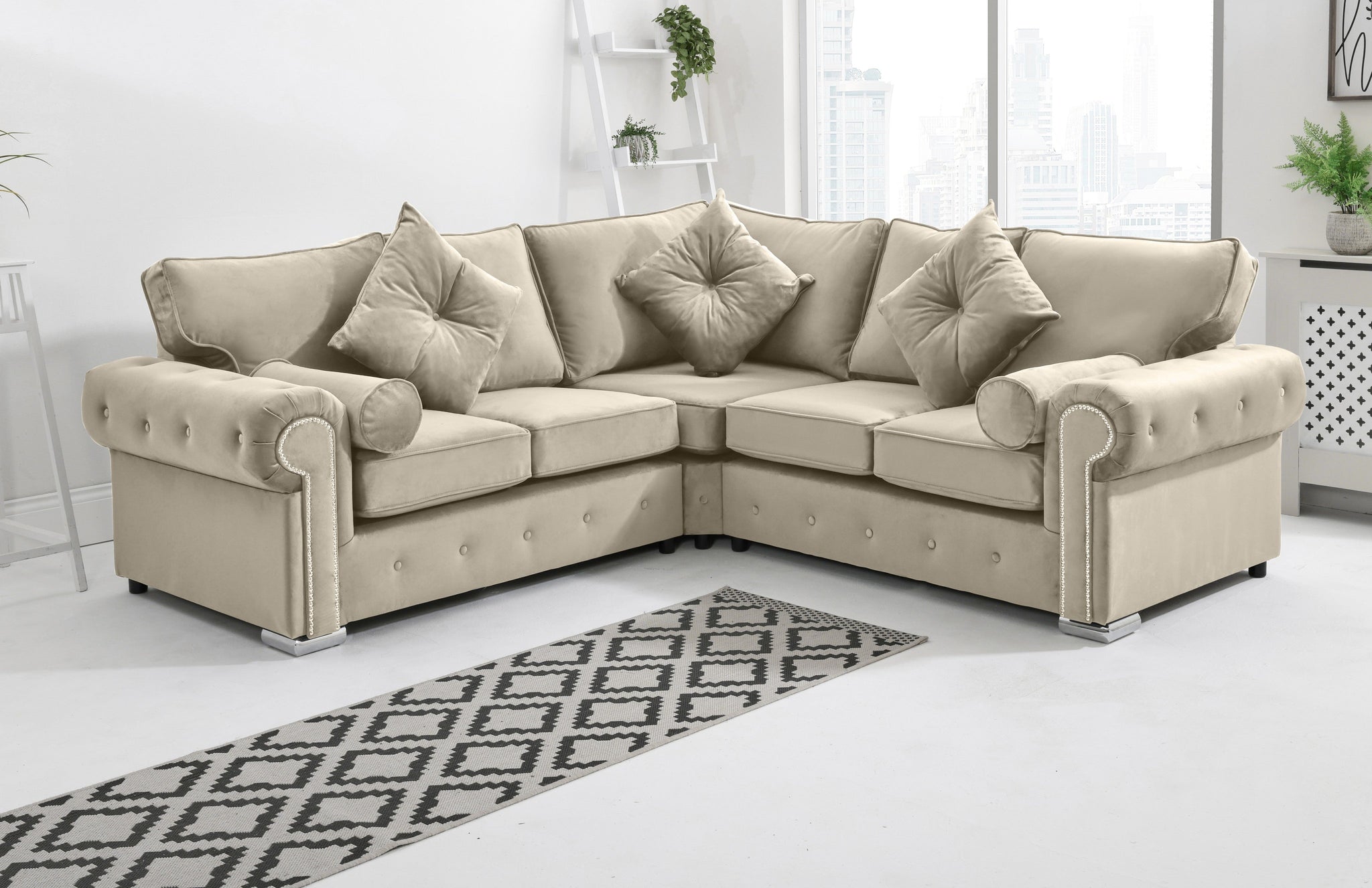 Vienna Corner Fullback + Extra Cushions