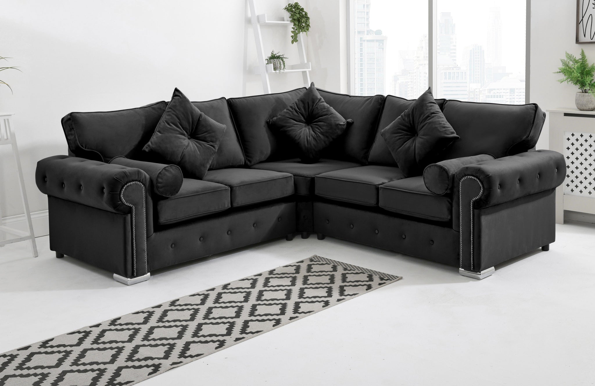 Vienna Corner Fullback + Extra Cushions