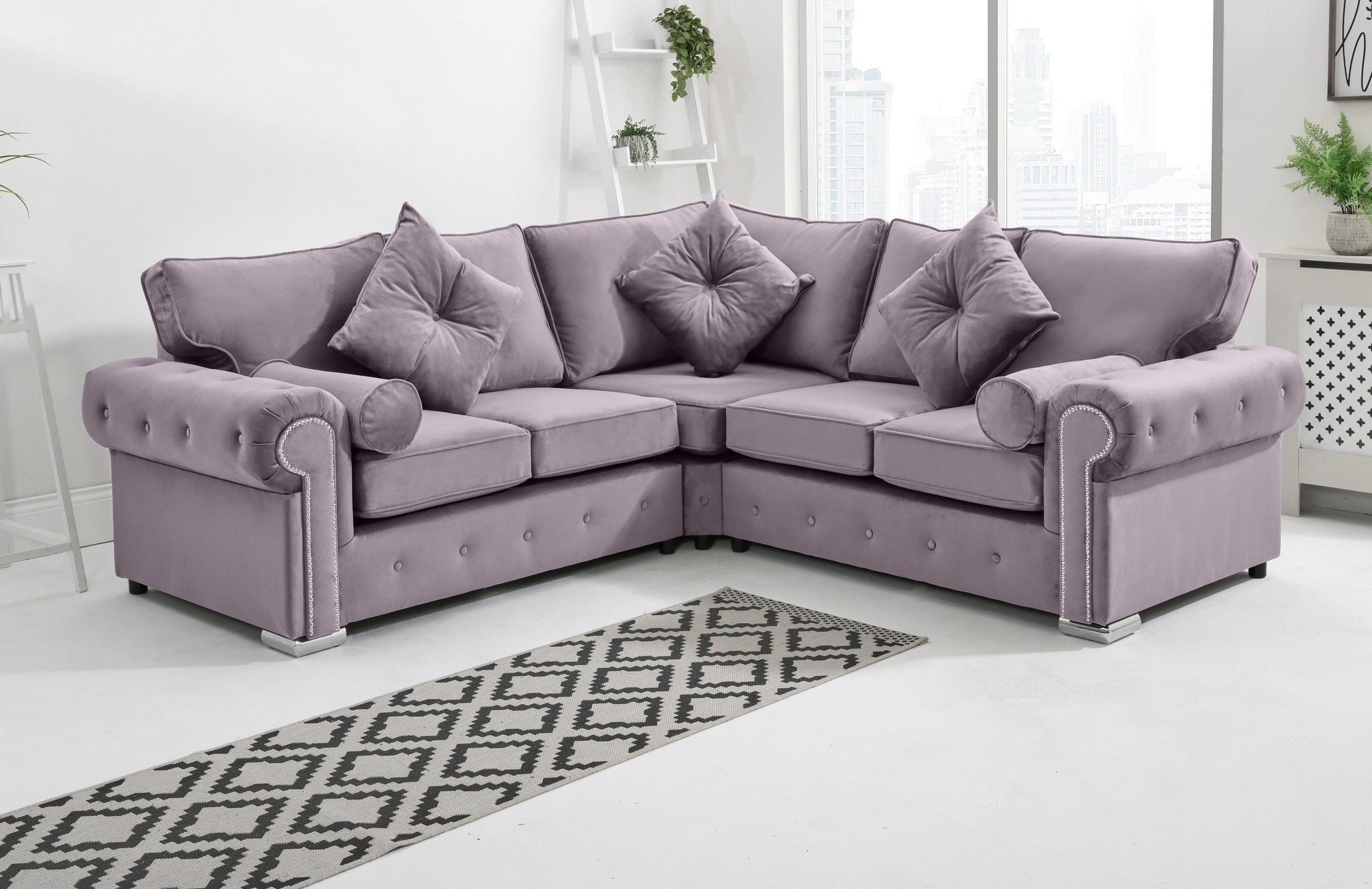Vienna Corner Fullback + Extra Cushions