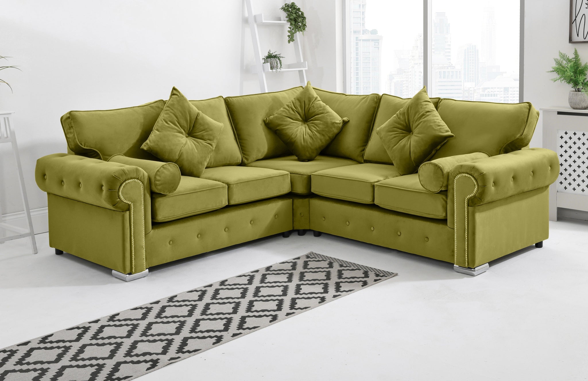 Vienna Corner Fullback + Extra Cushions