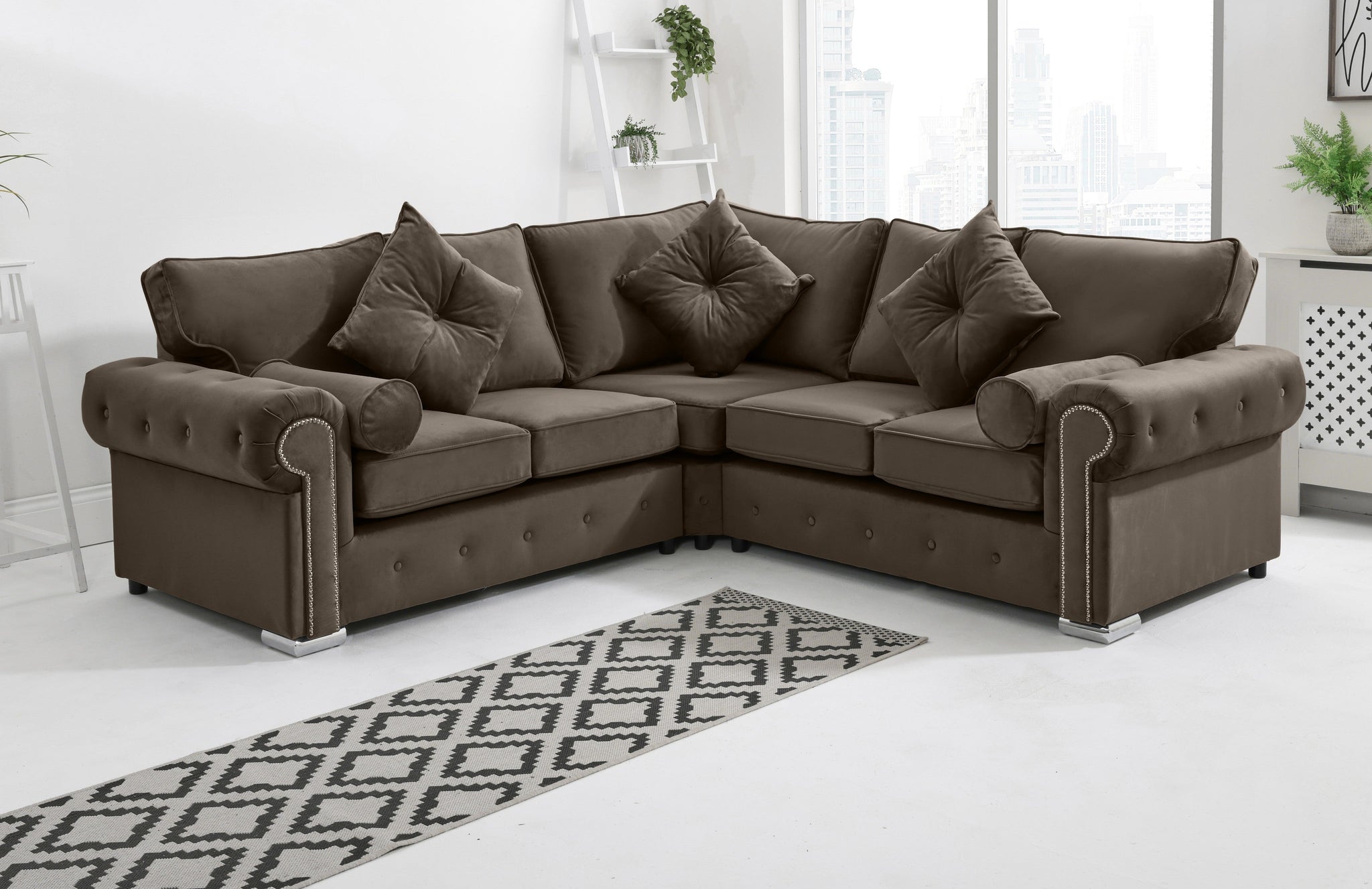 Vienna Corner Fullback + Extra Cushions