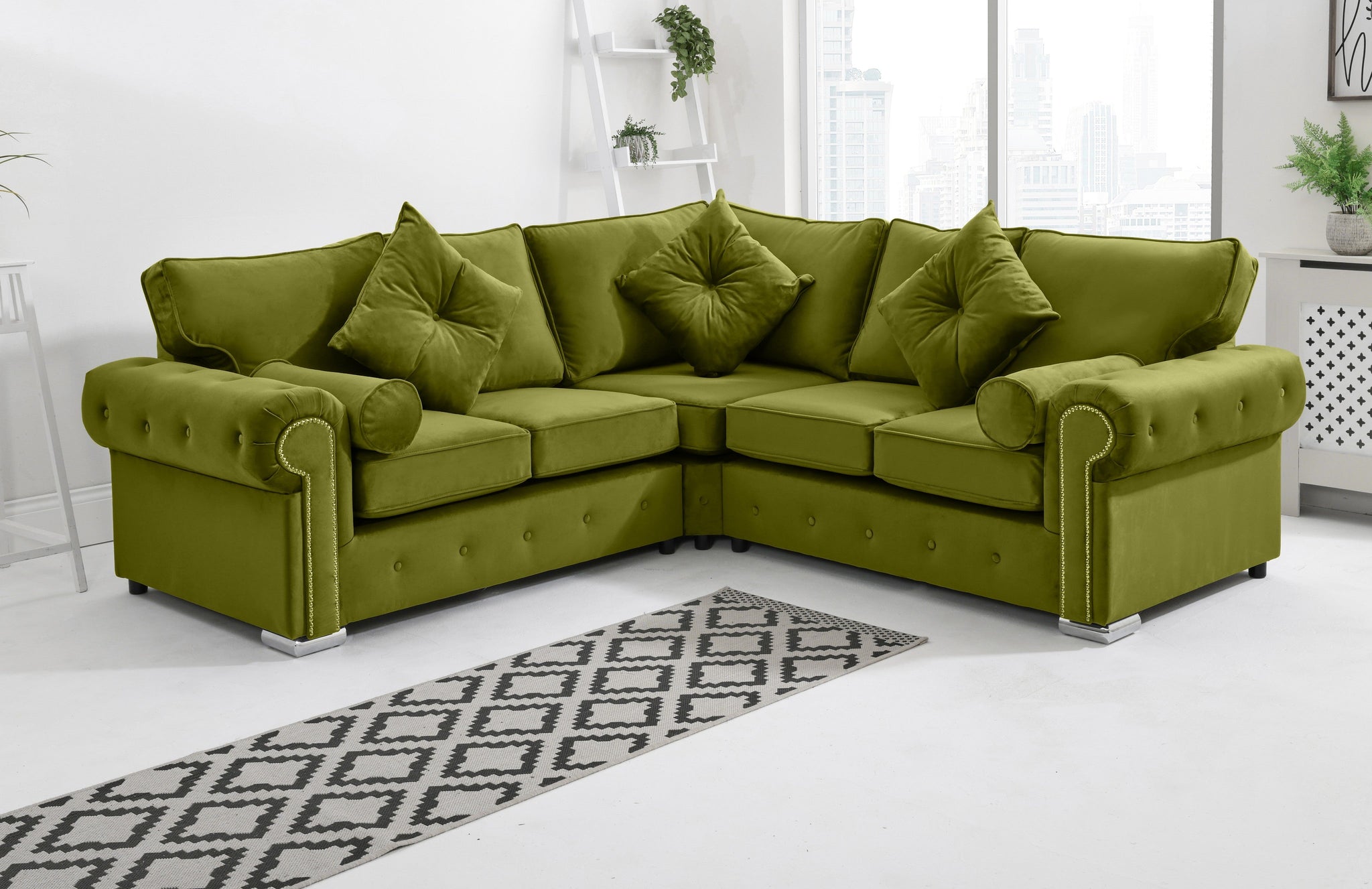 Vienna Corner Fullback + Extra Cushions
