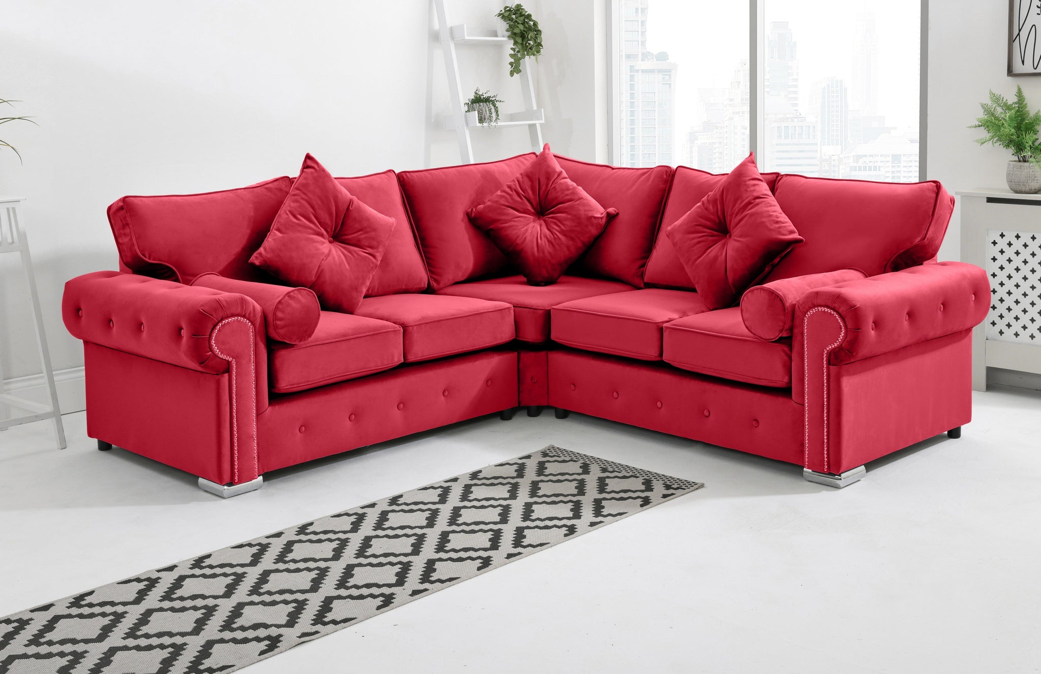Vienna Corner Fullback + Extra Cushions