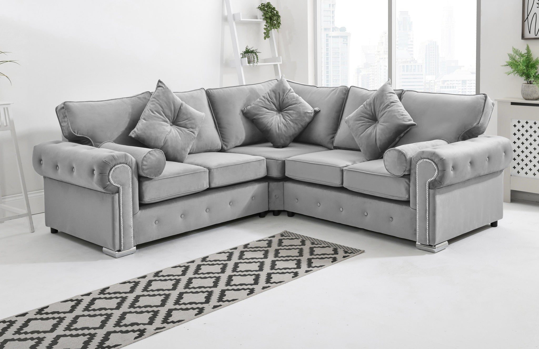 Vienna Corner Fullback + Extra Cushions