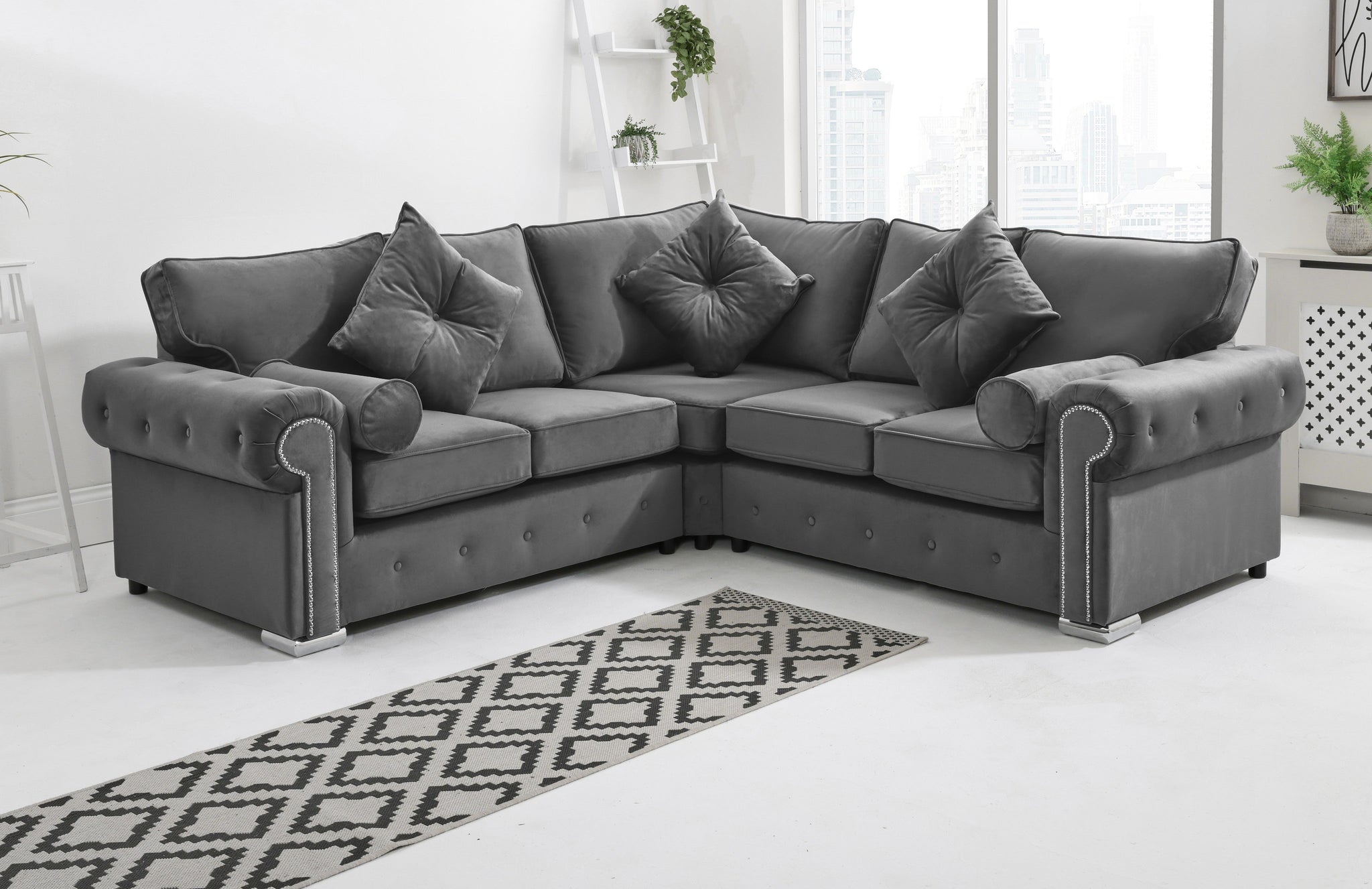 Vienna Corner Fullback + Extra Cushions