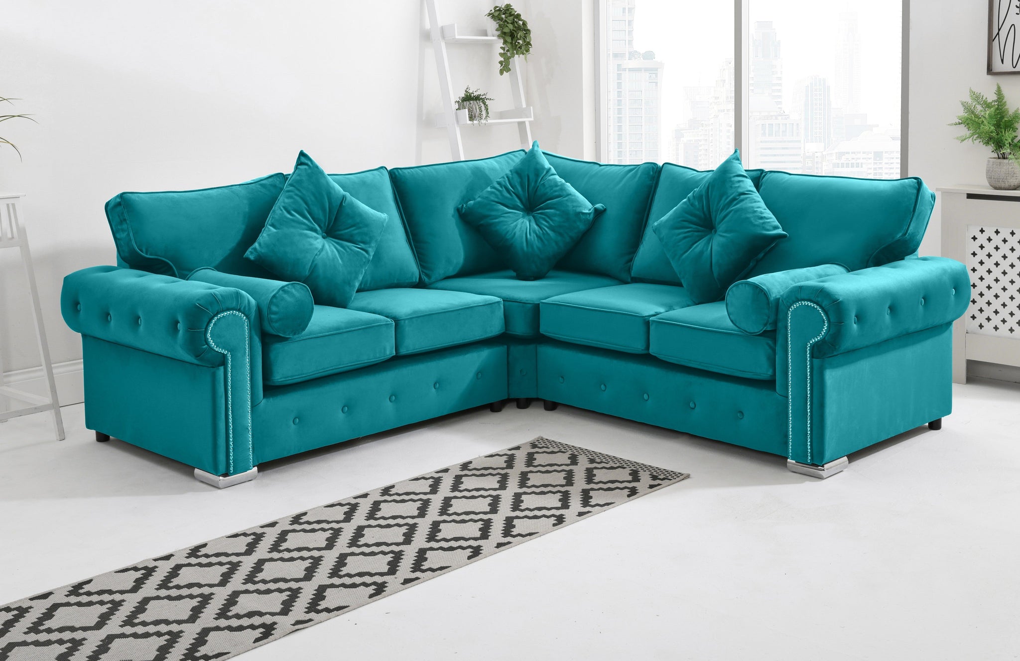Vienna Corner Fullback + Extra Cushions