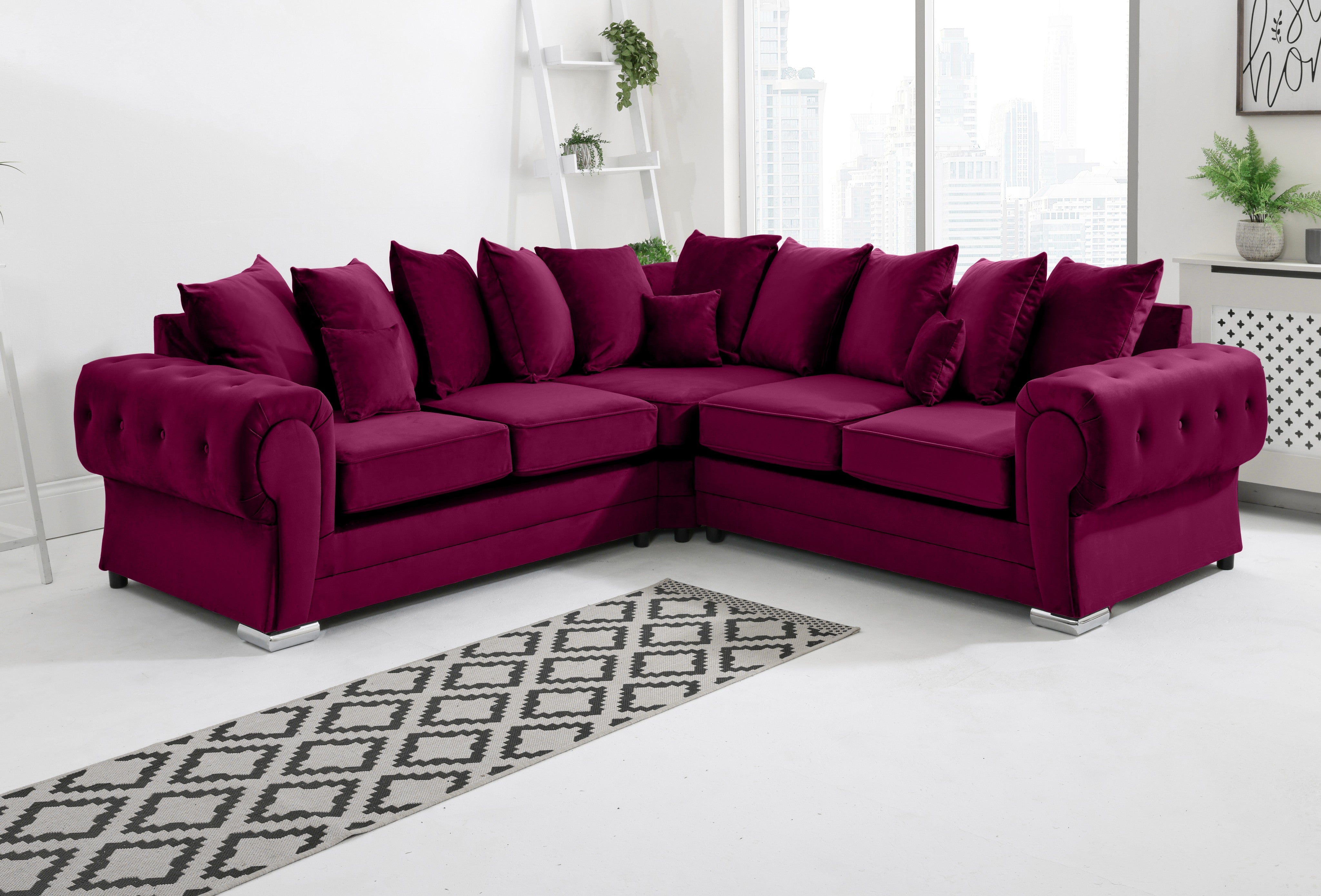 Victoria Plush Corner Scatterback