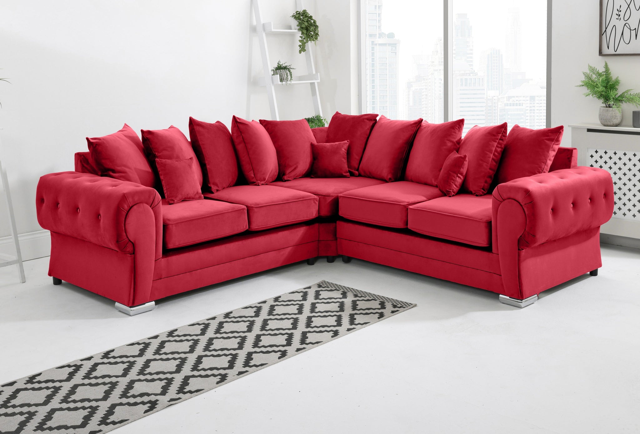 Victoria Plush Corner Scatterback