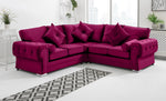 Victoria Plush Corner Fullback + Extra Cushions