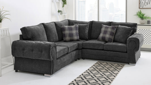 Victoria Chenile Corner Fullback + Extra Cushions