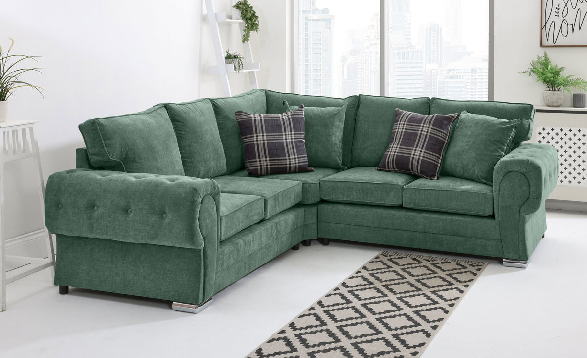Victoria Chenile Corner Fullback + Extra Cushions
