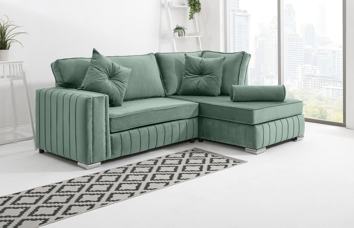 Lyra Lounge Fullback - Facing Right + Extra Cushions