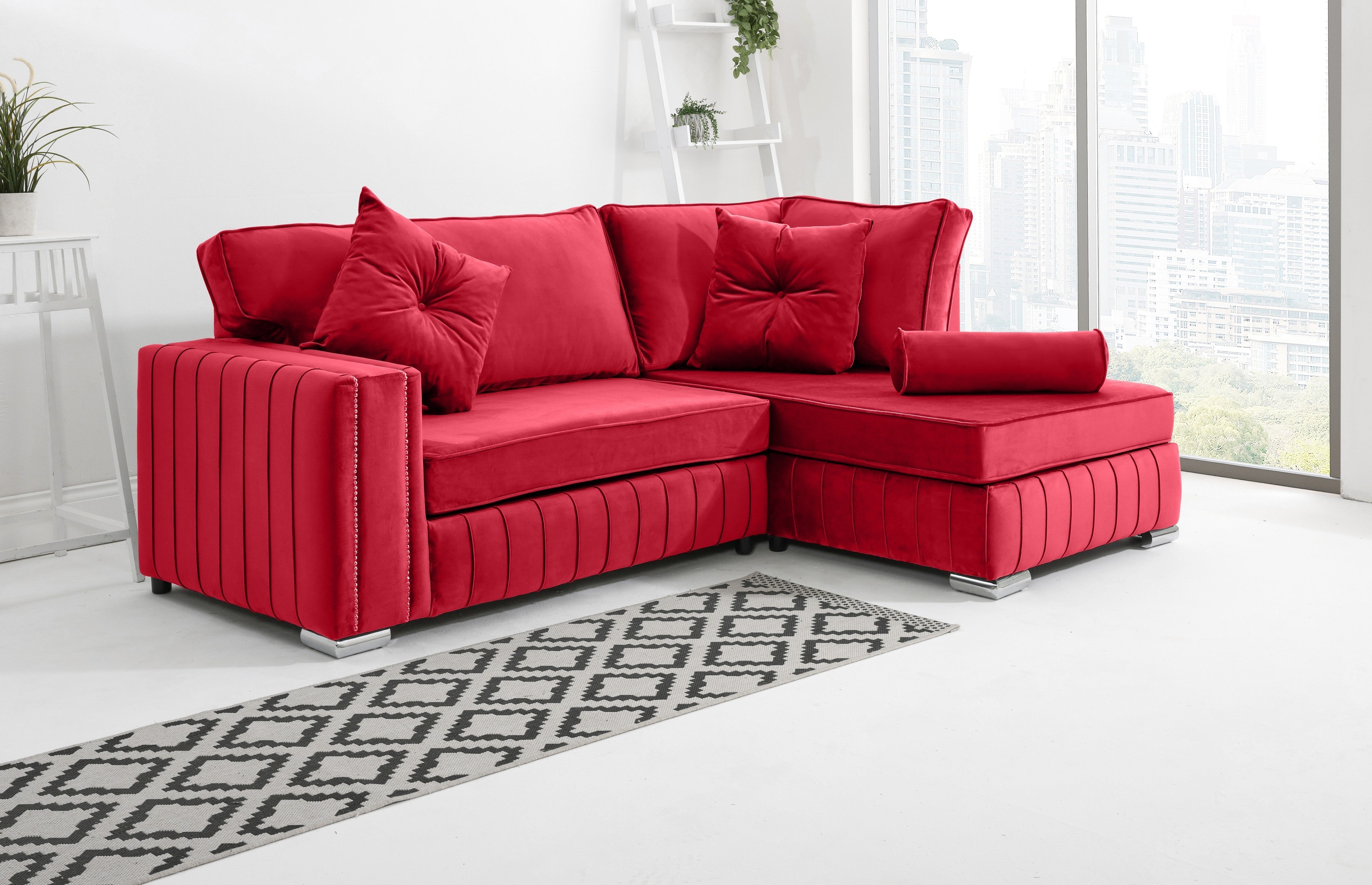 Lyra Lounge Fullback - Facing Right + Extra Cushions