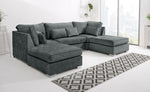 Mysa Chenile U Shape Fullback + Extra Cushions