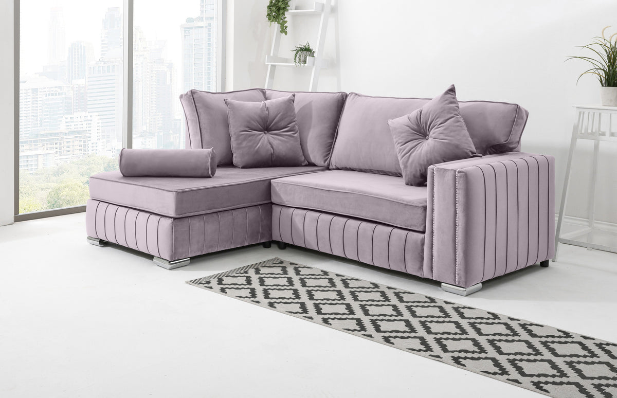 Lyra Lounge Fullback - Facing Left + Extra Cushions