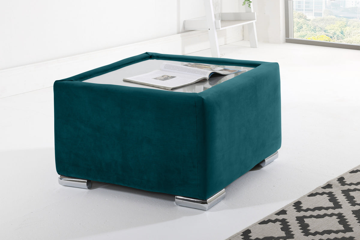 Victoria Plush Corner Fullback + Extra Cushions + Diamonds