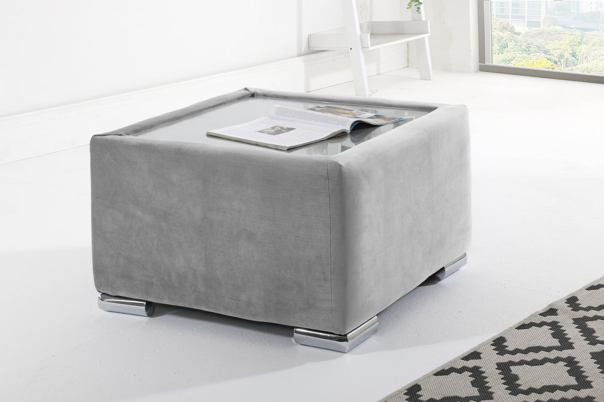 Victoria Plush Corner Fullback + Extra Cushions + Diamonds