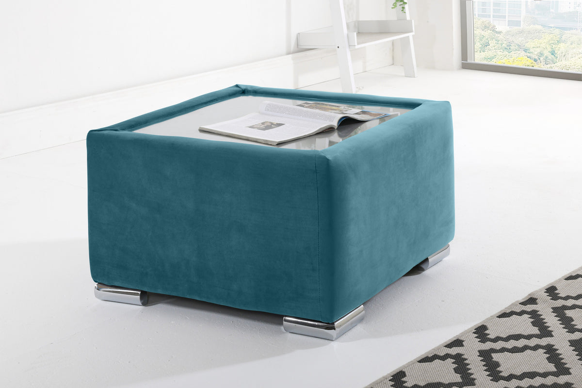 Victoria Plush Corner Fullback + Extra Cushions + Diamonds