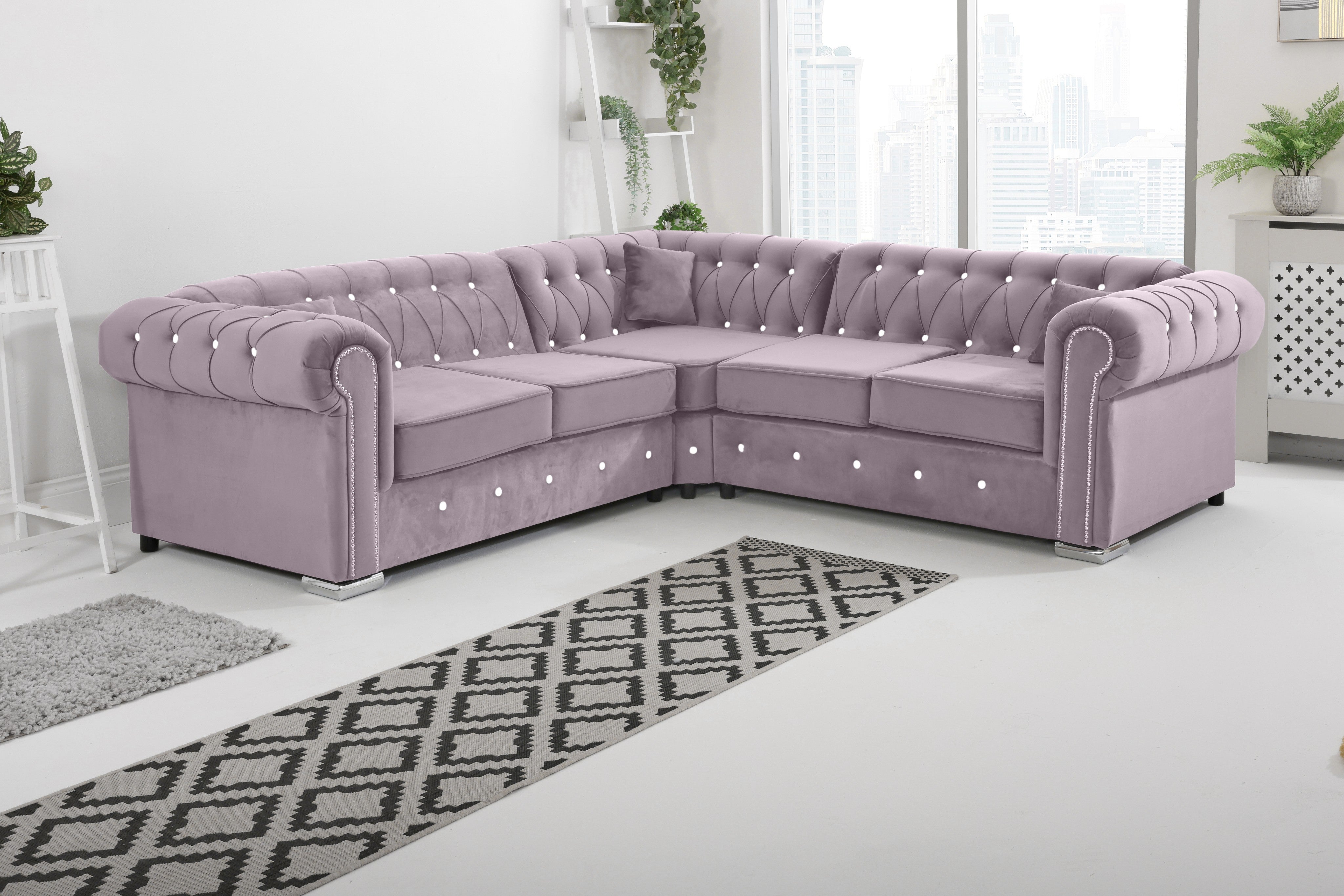 Vienna   Hartley With Dimond - Corner - Extra Cushions