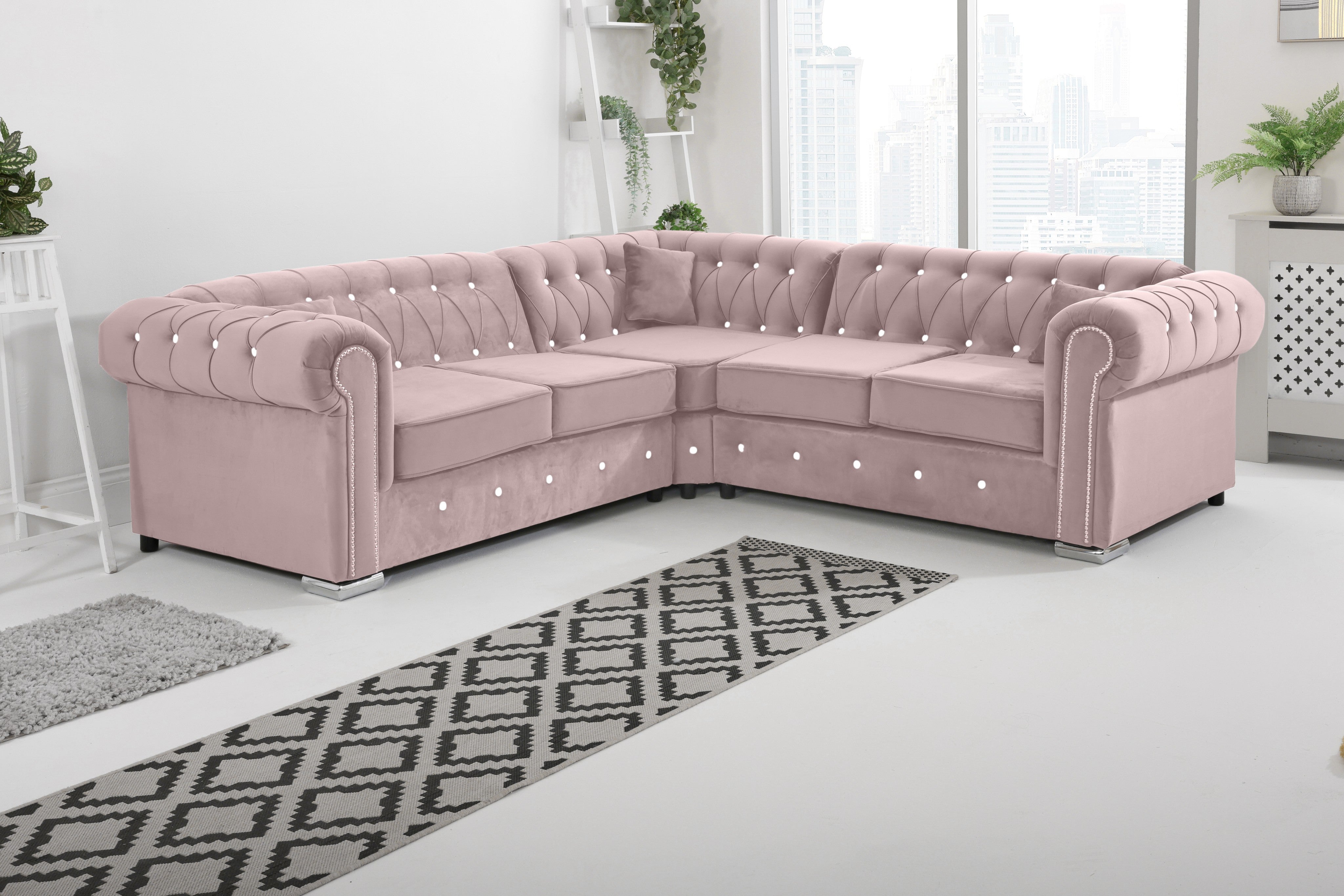 Vienna   Hartley With Dimond - Corner - Extra Cushions