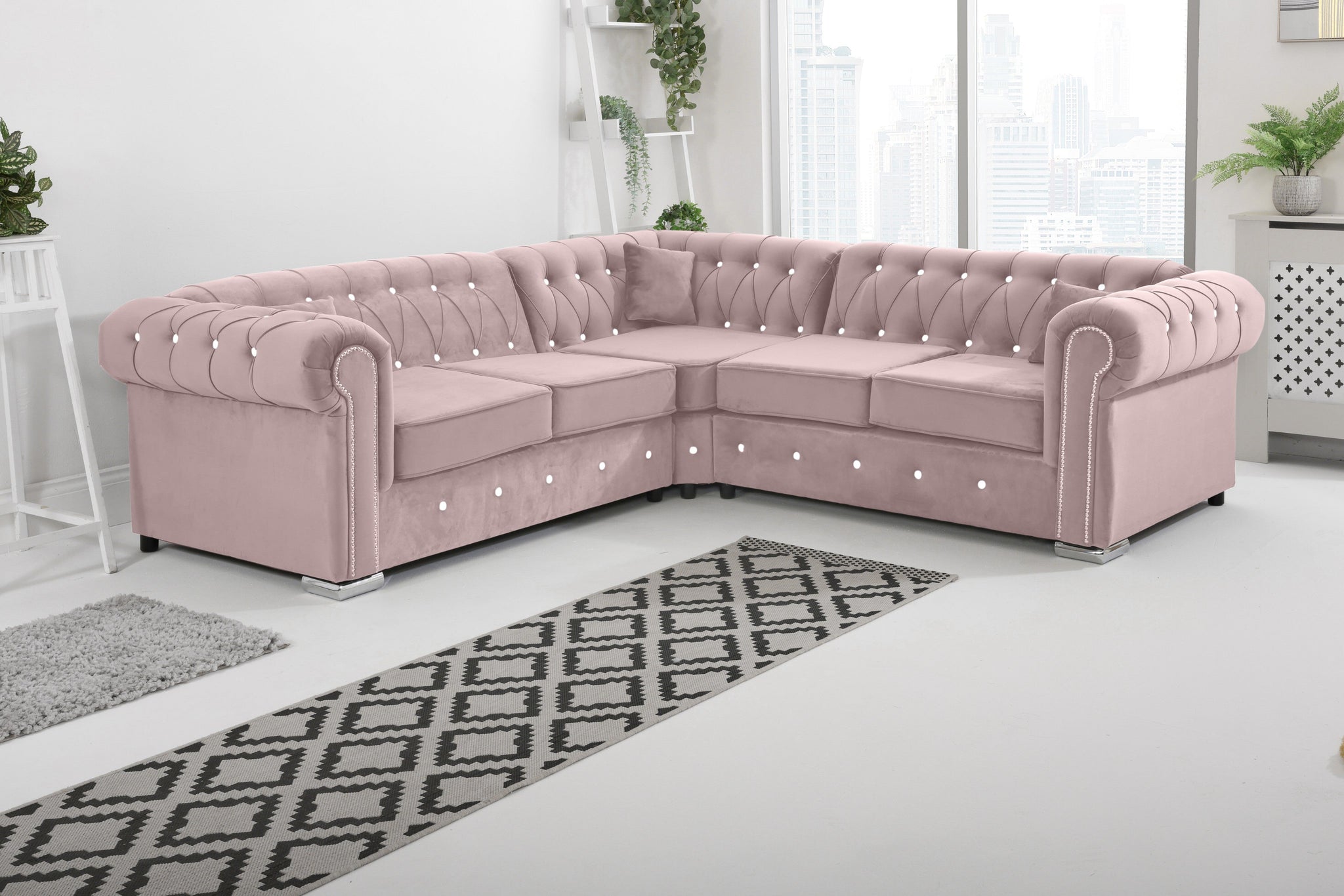 Vienna   Hartley With Dimond - Corner - Extra Cushions