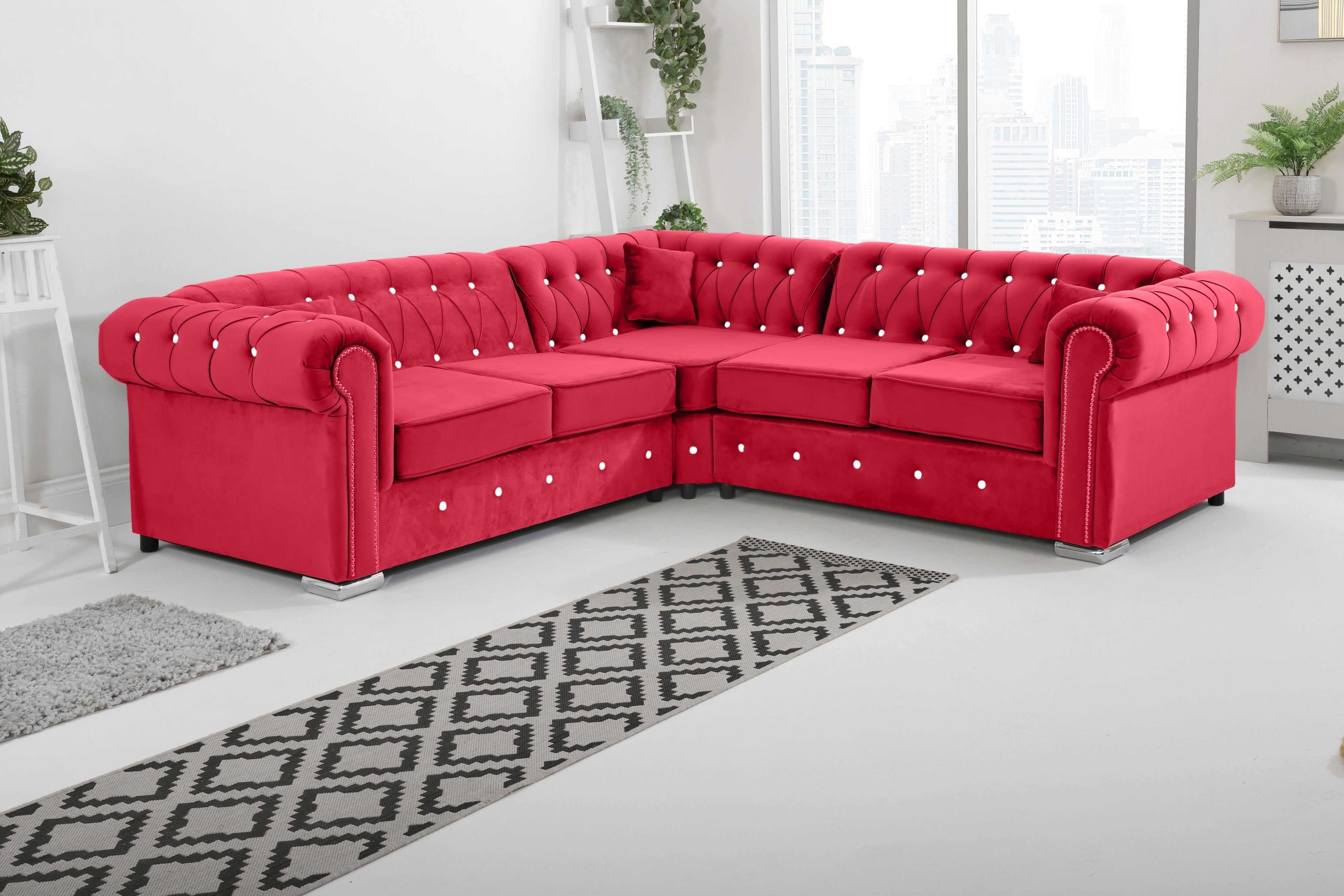 Vienna   Hartley With Dimond - Corner - Extra Cushions