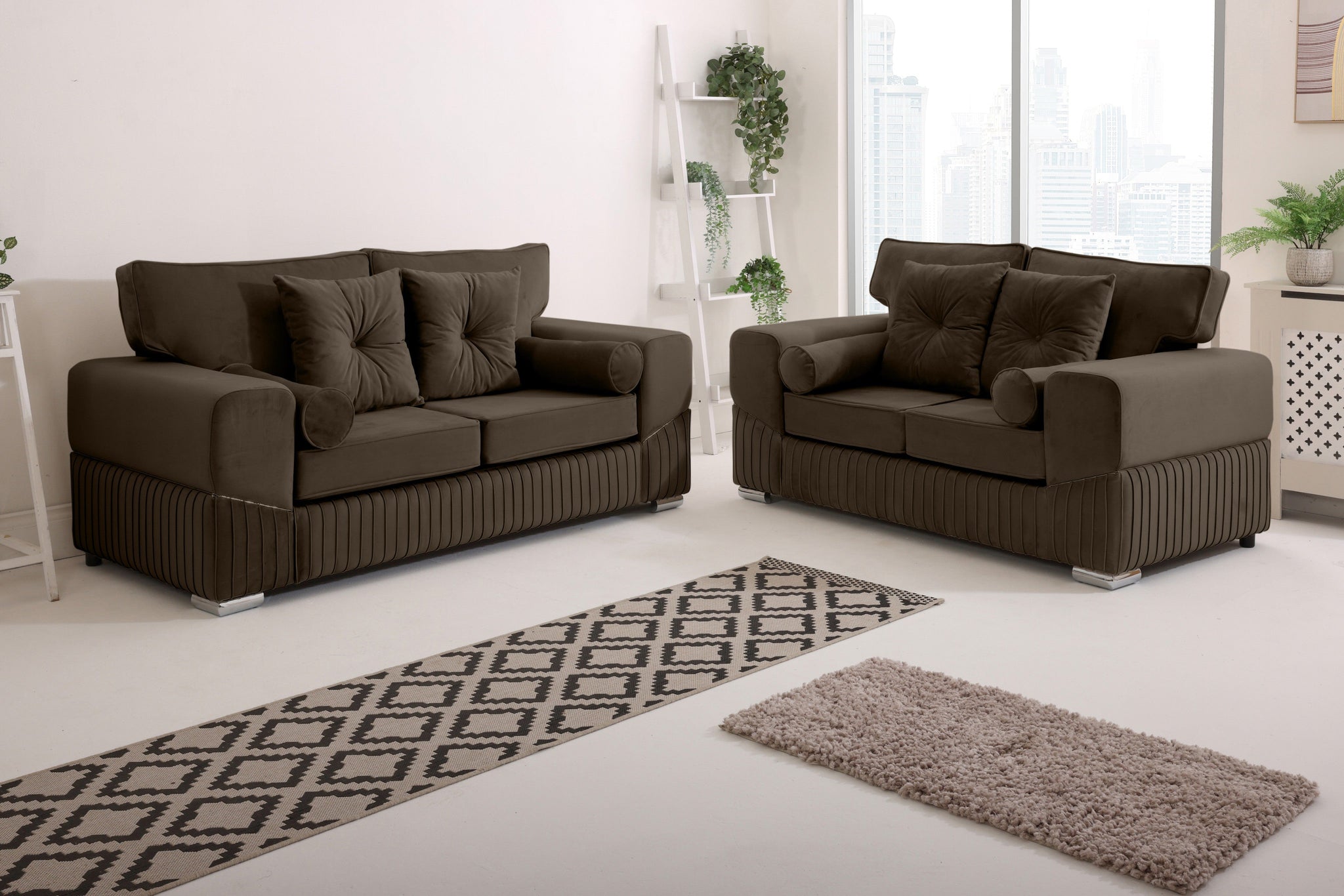 Marenza  3+2 Fullback - Bolster / Buttoned Cushions