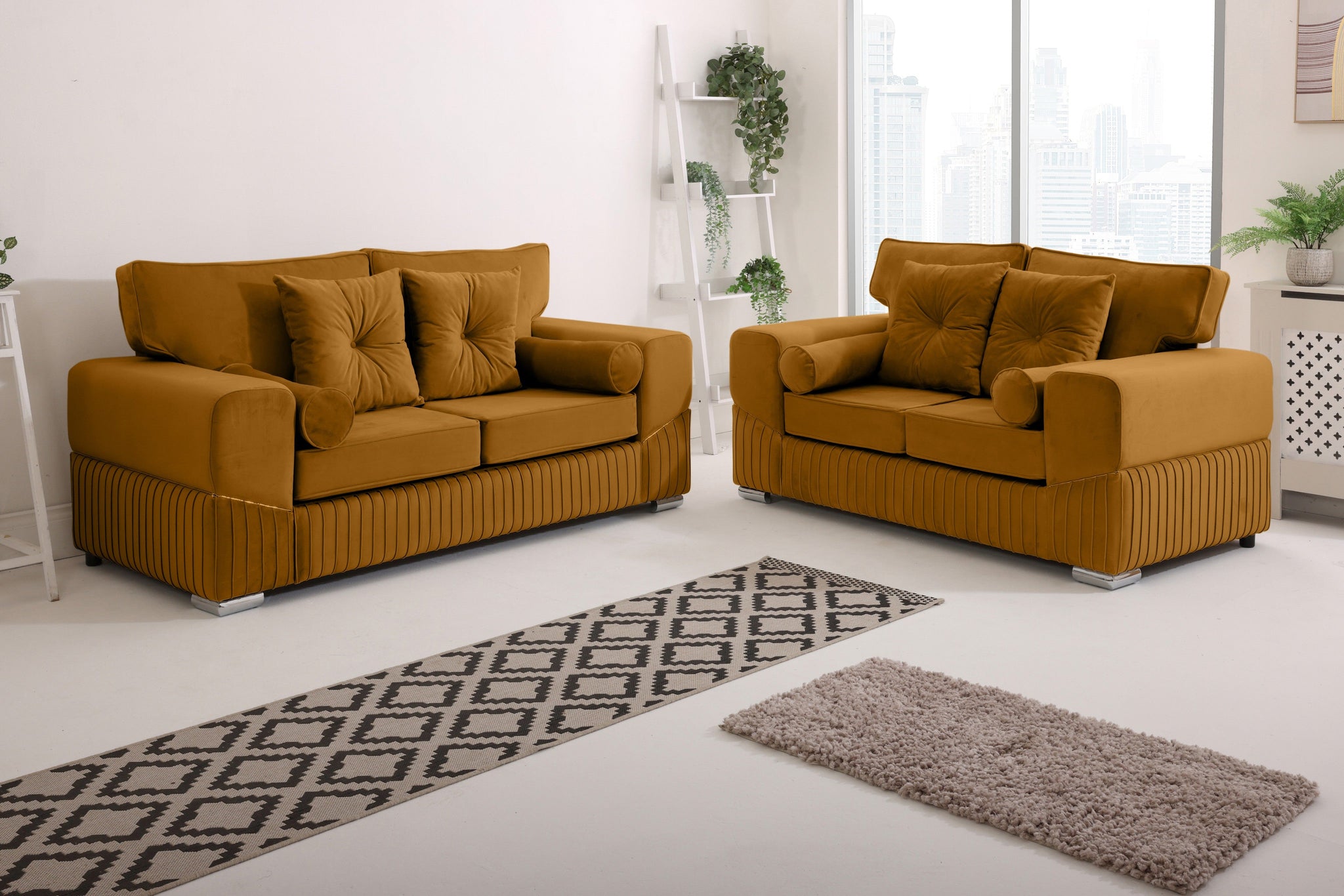 Marenza  3+2 Fullback - Bolster / Buttoned Cushions