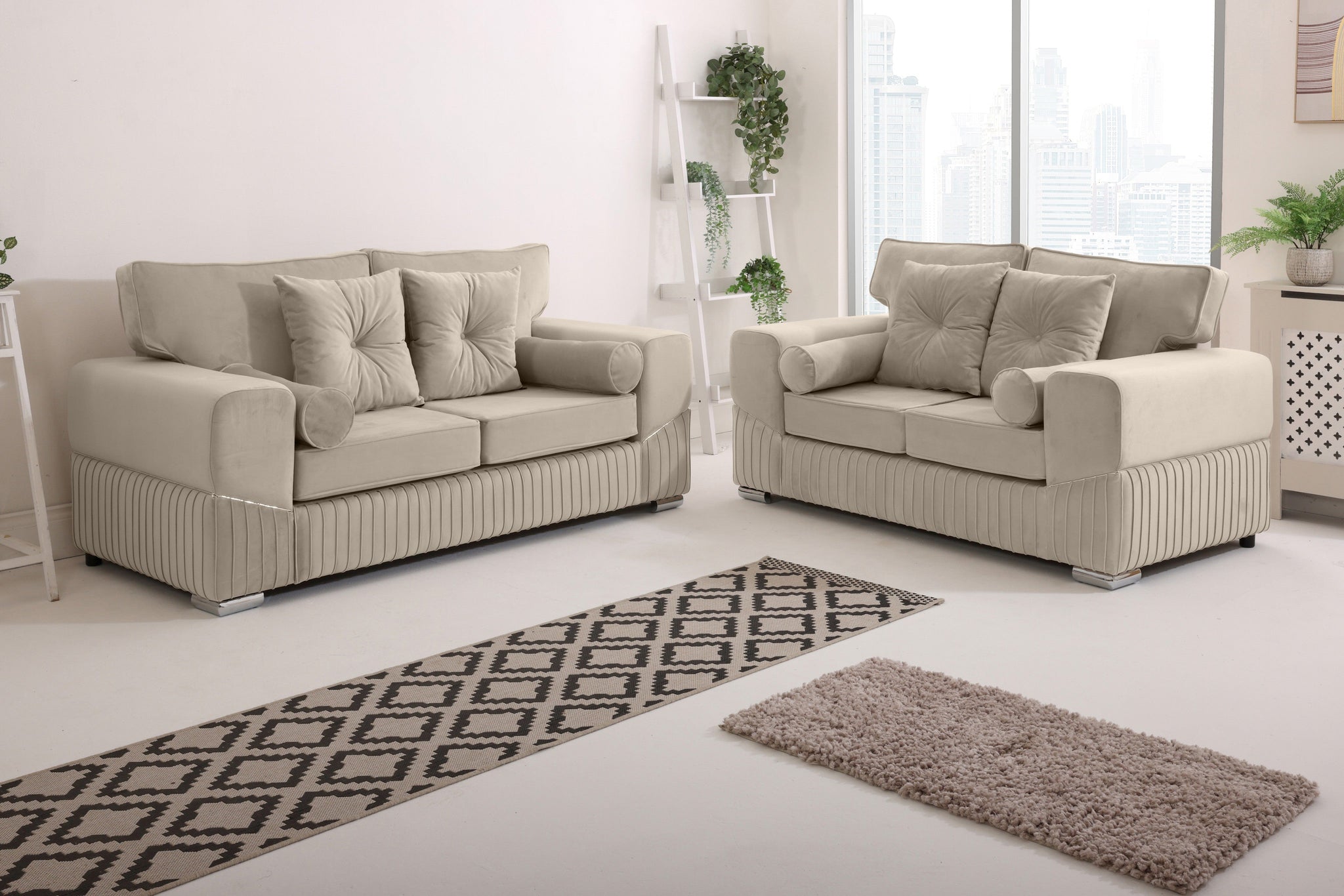 Marenza  3+2 Fullback - Bolster / Buttoned Cushions