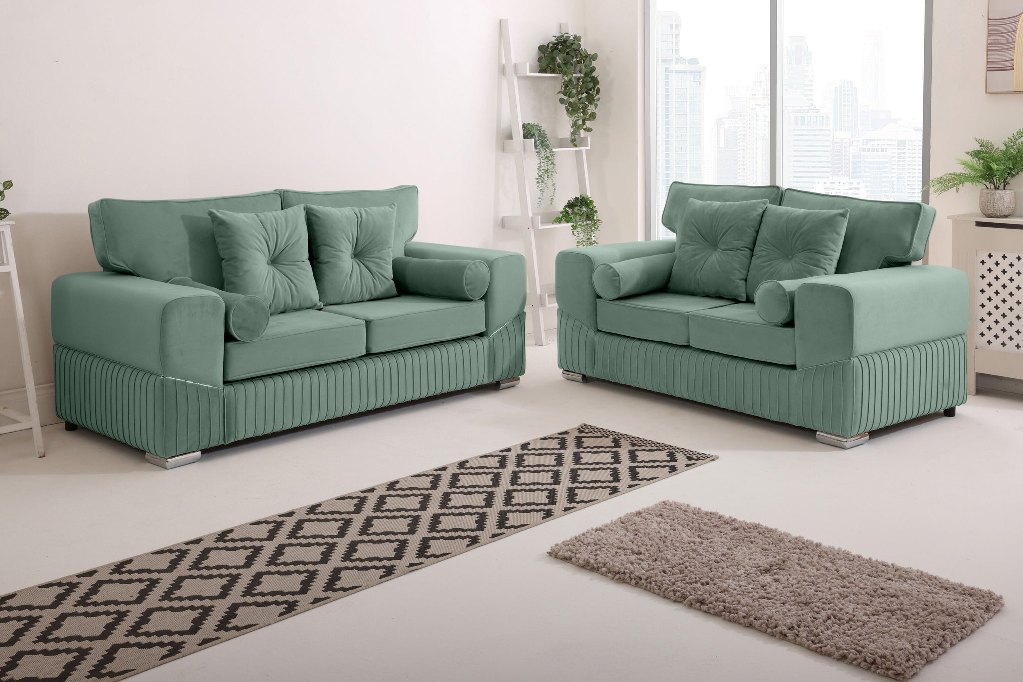 Marenza  3+2 Fullback - Bolster / Buttoned Cushions