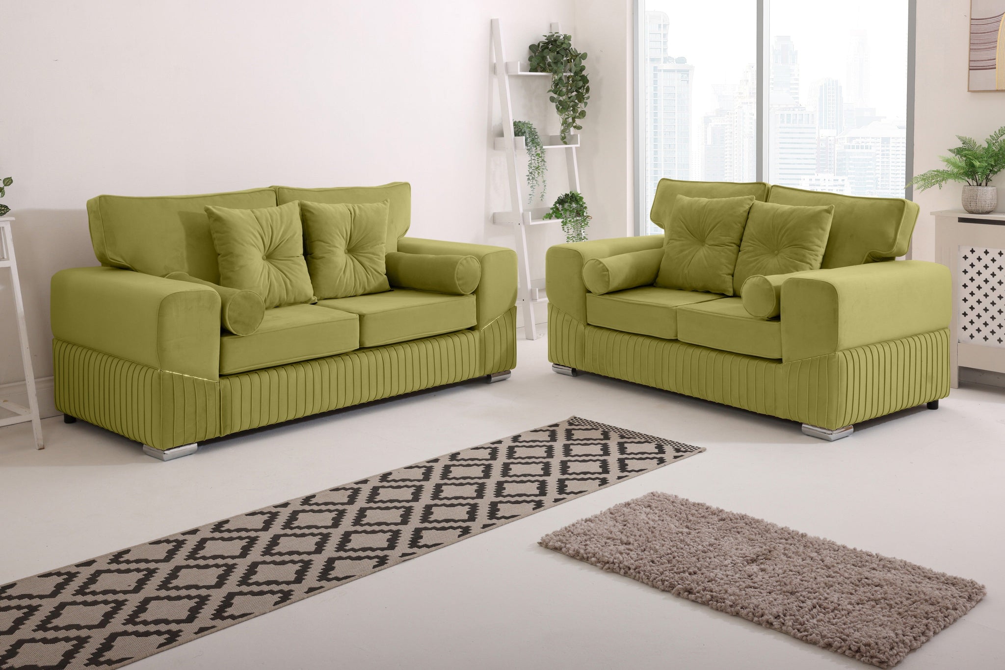 Marenza  3+2 Fullback - Bolster / Buttoned Cushions