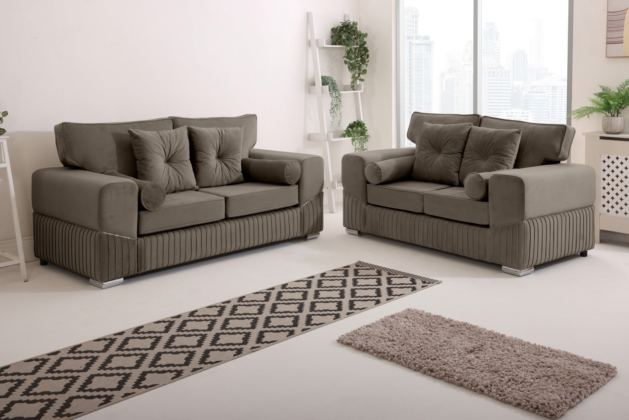 Marenza  3+2 Fullback - Bolster / Buttoned Cushions