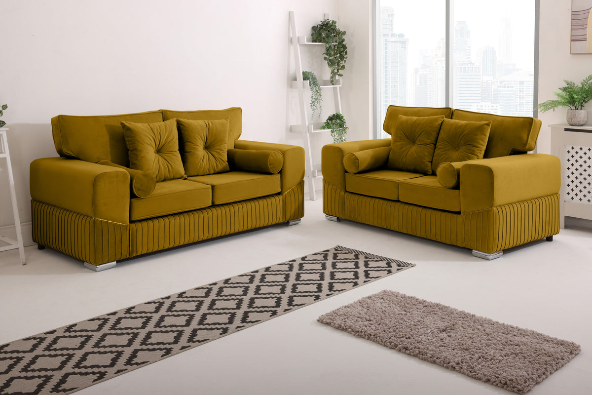 Marenza3+2 Fullback - Bolster / Buttoned Cushions