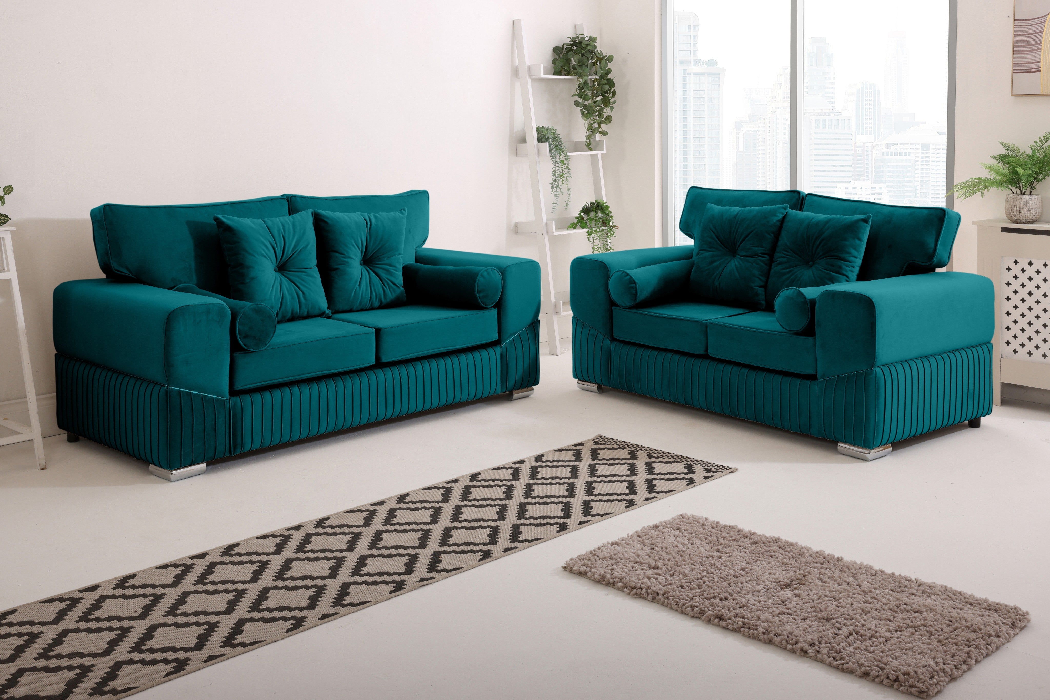Marenza  3+2 Fullback - Bolster / Buttoned Cushions